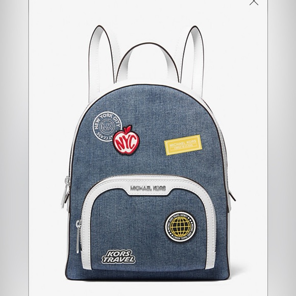 Michael Kors Denim Backpack - Picture 2 of 4